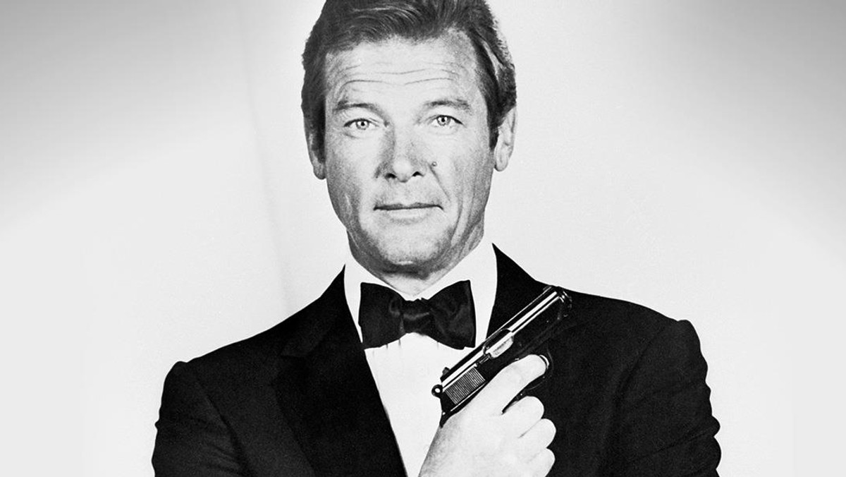 Roger Moore as James Bond in 1981