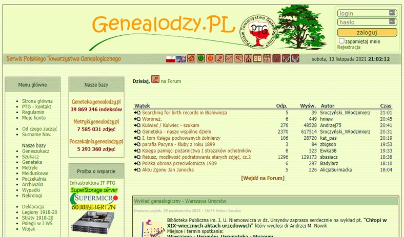 Serwis Genealodzy.pl - jedno z wielu miejsc pomocnych dla tych, którzy chcą poznać własnych przodków