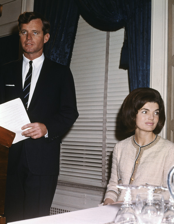 Jackie Kennedy i jej szwagier, Robert Kennedy