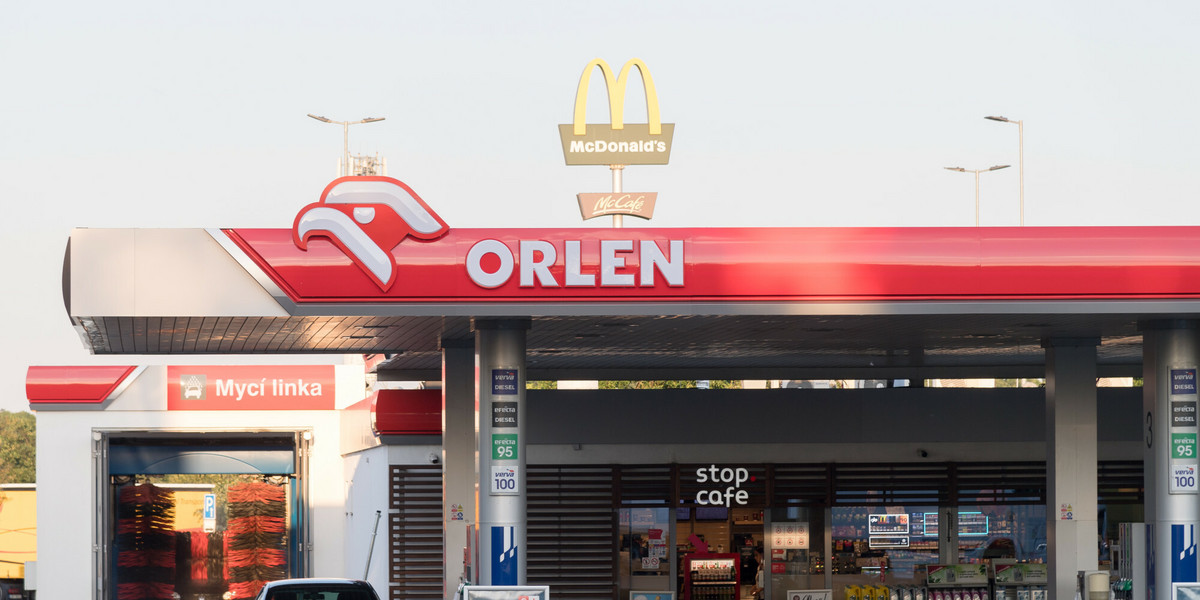 Orlen "przemaluje" niemal wszystkie swoje stacje w Czechach.