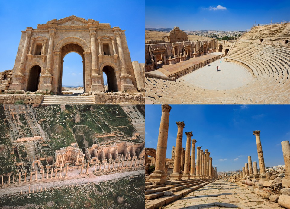 Jordania - Ruiny Jerash