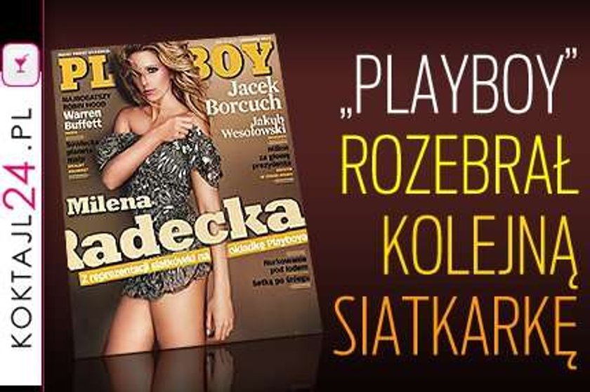 "Playboy" rozebrał kolejną siatkarkę