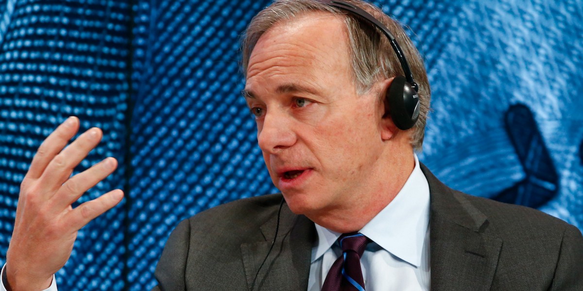 Bridgewater Associates founder Ray Dalio at the 2016 World Economic Forum in Davos, Switzerland.