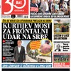 Blic naslovna strana za 20.8.