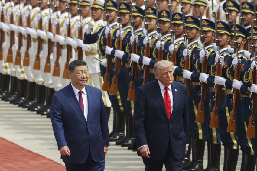 Si Đinping i Donald Tramp u Pekingu 14. maja