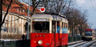 Ale heca! Walentynki w tramwaju