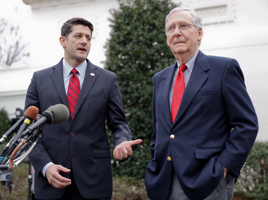 Ryan and Senate Majority Leader Mitch McConnell.