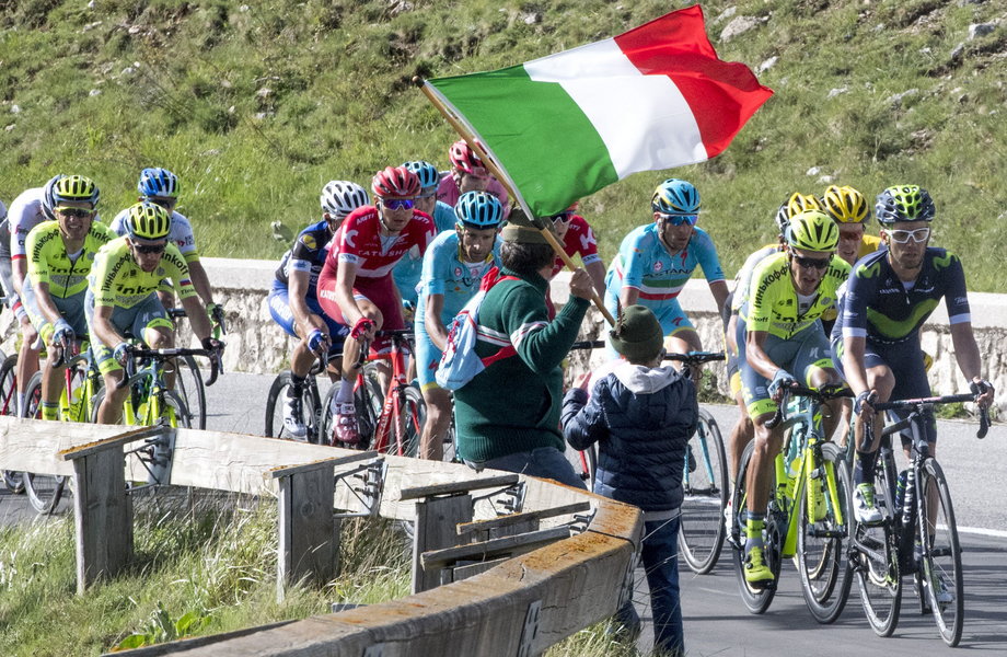 In cycling, fans get up close to the riders. Just don't get too close.