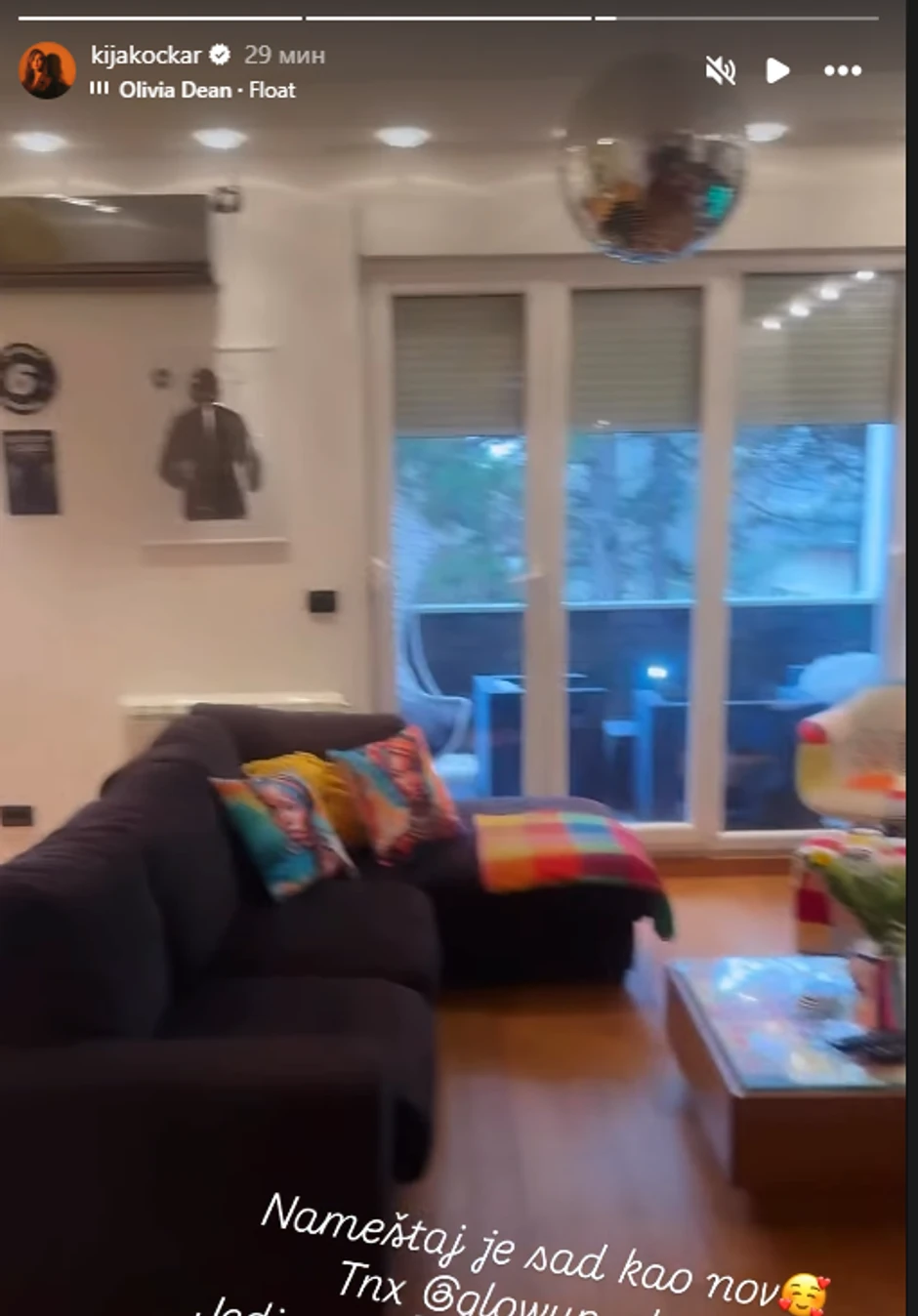 Kija Kockar pokazala stan