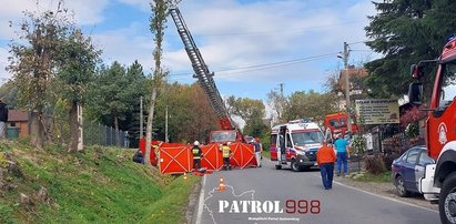 Tragiczny wypadek strażaków. Jeden nie żyje, drugi w ciężkim stanie