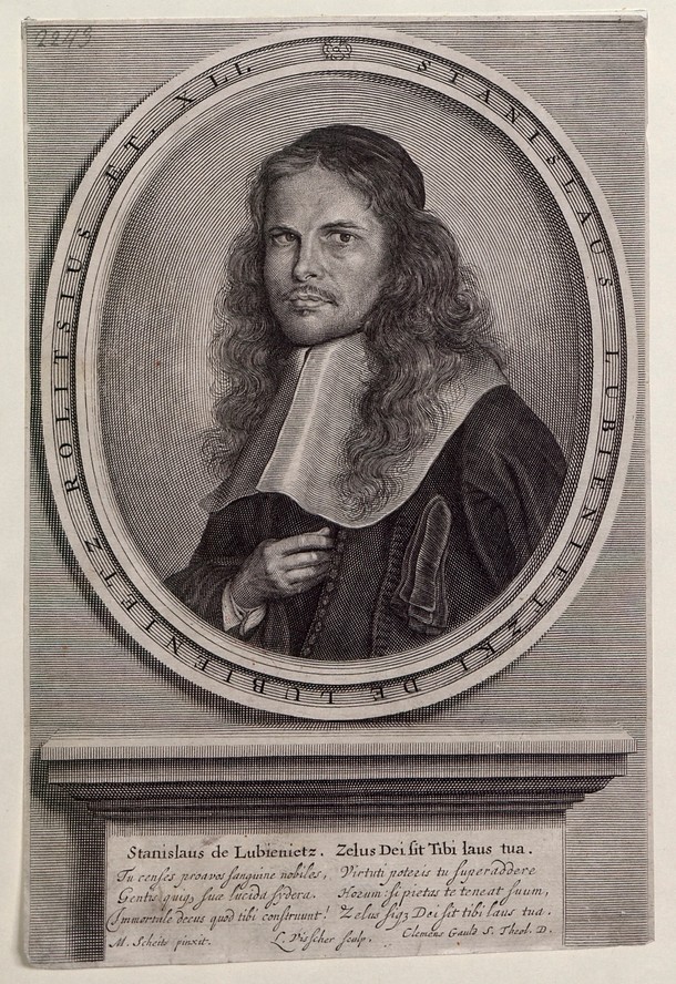 Stanisław Lubieniecki, miedziorytLamberta Visschera, 1668 r.