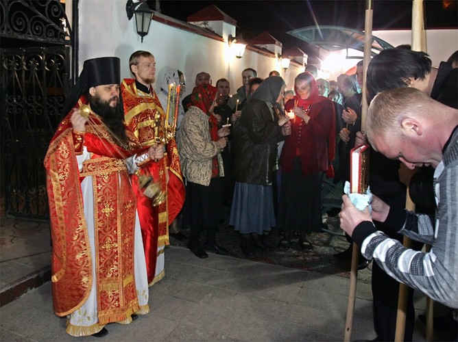 Prawosławne nabożeństwo w Czeczenii