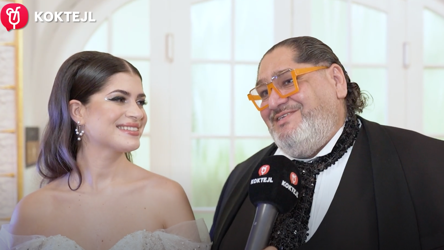 Vanessa Šarközi a Ernest Šarközi na Prešporskom bále.