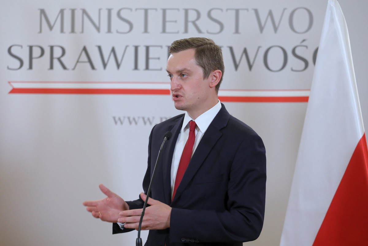 Wiceminister sprawiedliwości Sebastian Kaleta