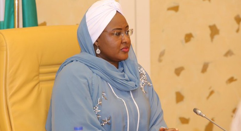 The Wife of the President, Mrs Aisha Buhari. [Twitter/@aishambuhari]