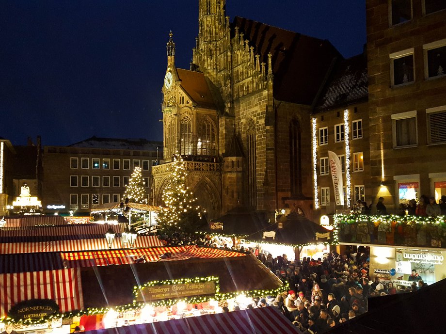 Christkindlesmarkt - jarmark bozonarodzeniowy w Norymberdze 