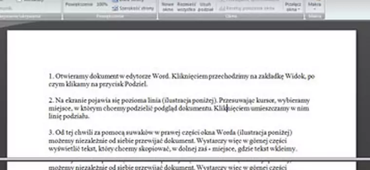 Word 2007: wygodne przenoszenie fragmentów tekstu