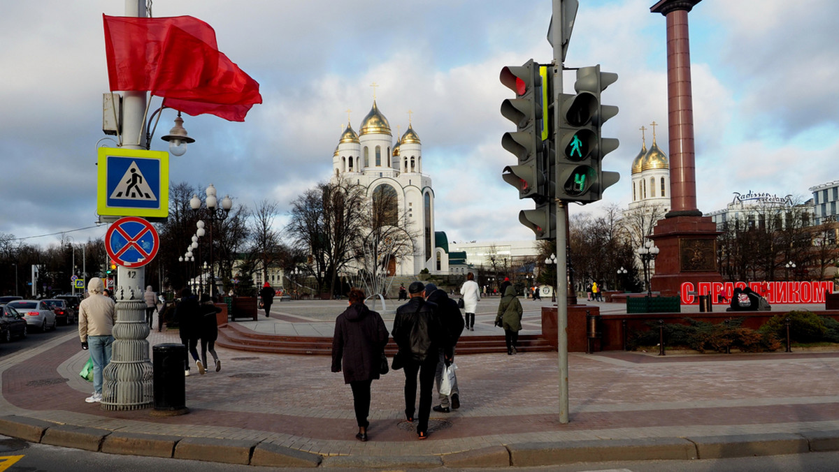 Kaliningrad, Rosja. "Miasto bajka". "Większość Rosjan stała się bankrutami"