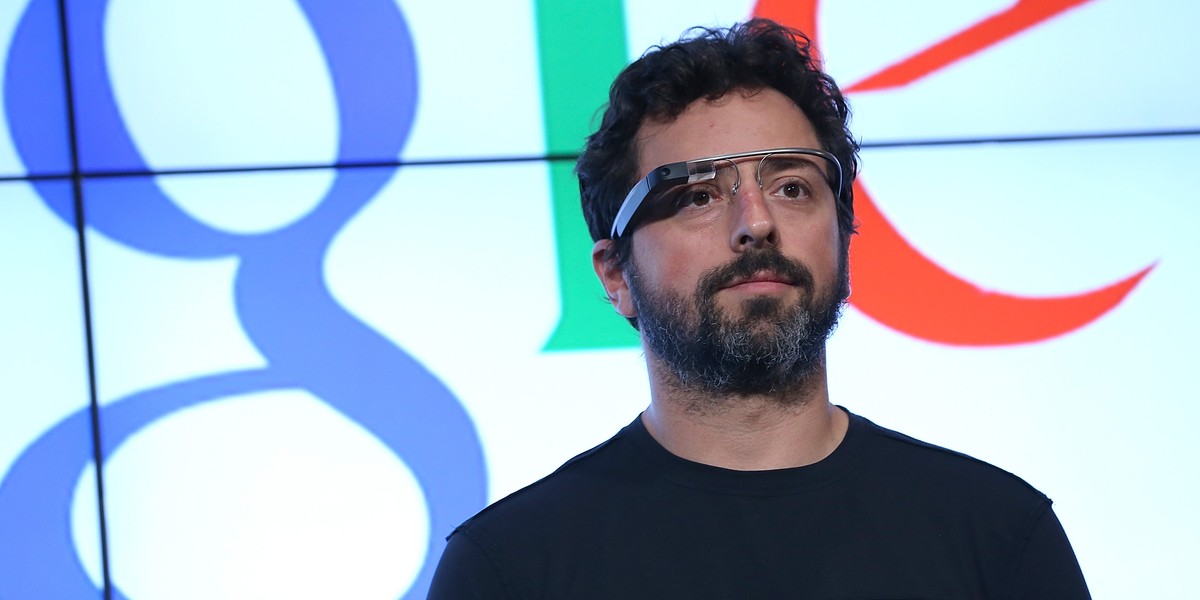 Sergey Brin, współzałożyciel Google, szef działu X - tzw. moonshotów