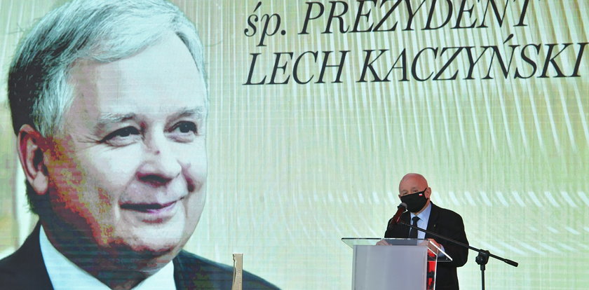 Lech Kaczyński człowiekiem 30-lecia "Wprost". Prezes PiS wygłosił przemówienie