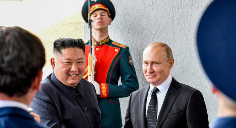 North Korean leader Kim Jong Un and Russian President Vladimir Putin vowed to seek closer ties at their summit in Vladivostok