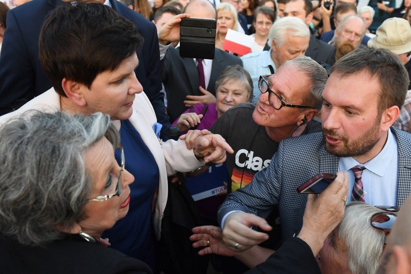 Wielka awantura na spotkaniu z Szydło. Interweniowała policja