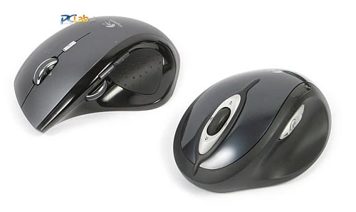 Logitech MX Revolution obok myszy Logitech MX1000