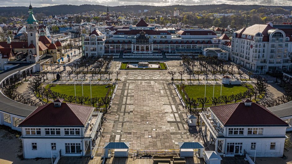 Tak kilka miesięcy temu wyglądał opustoszały Sopot