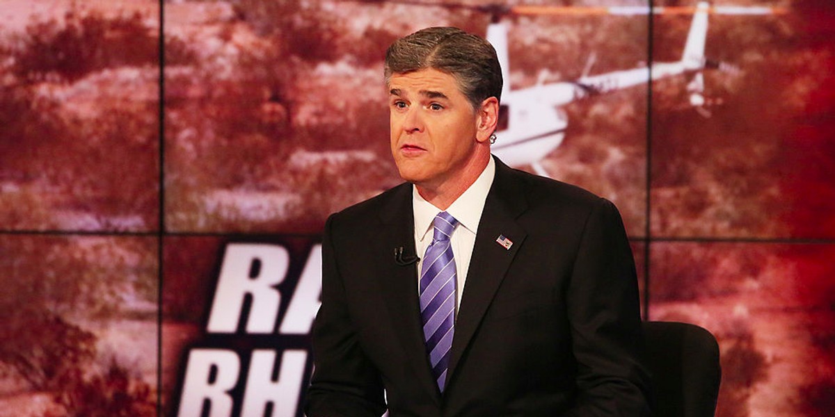 Sean Hannity during a 2014 segment.