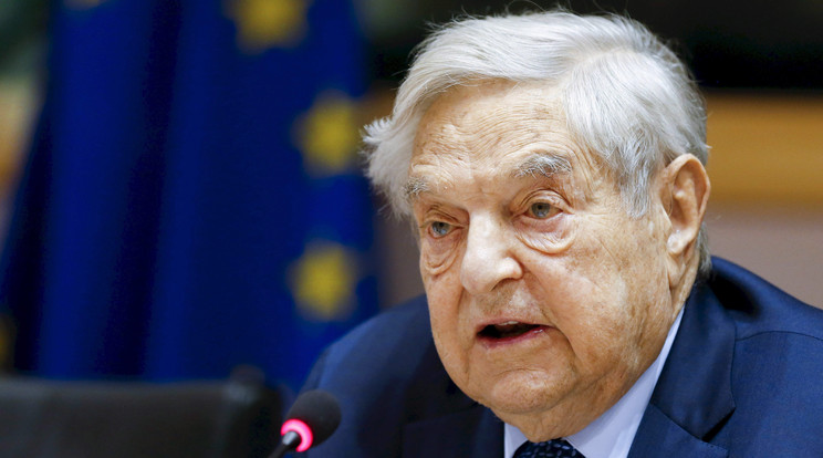 Soros György magyar származású amerikai üzletember, a New York-i Soros Fund Management befektetési társaság elnöke / Fotó: MTI/Európai Parlament/Philippe Buissin