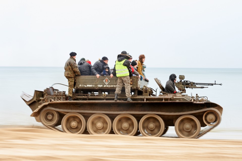 SOPOT 23. FINAŁ WOŚP (Przejażdżki pojazdem militarnym)