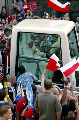 GERMANY-POPE-WYD-POPEMOBILE