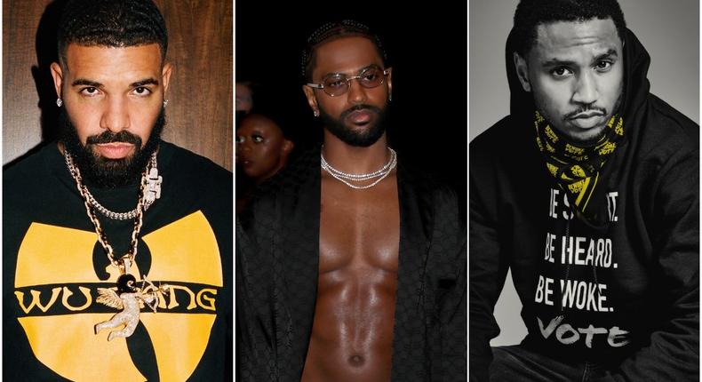 Drake and other international celebrities join the #EndSars protest in Nigeria [Instagram/ChampagnePapi] [Instagram/BigSean] [Instagram/TreySongz]