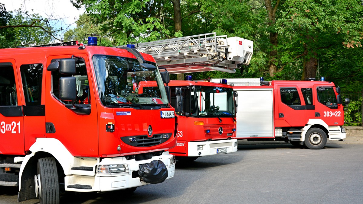 Łódź. Pożar stróżówki. Zginął pracownik ochrony 