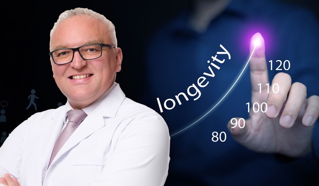 dr Nenad Stanković i ilustracija za dugovečnost