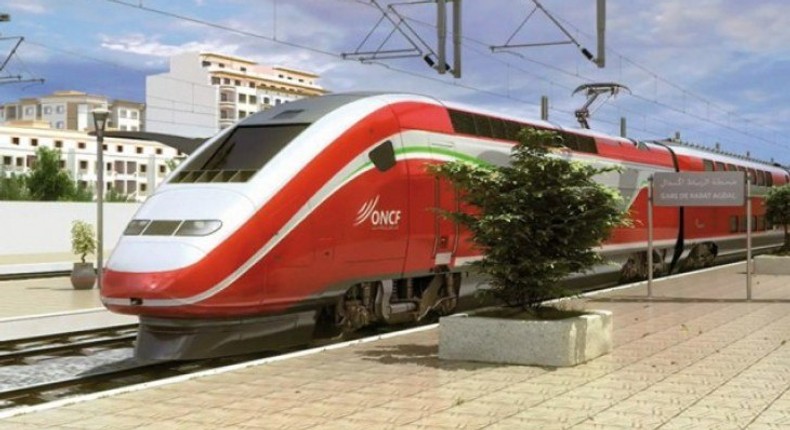 Africa's first high speed train undergoing test in Morocco.