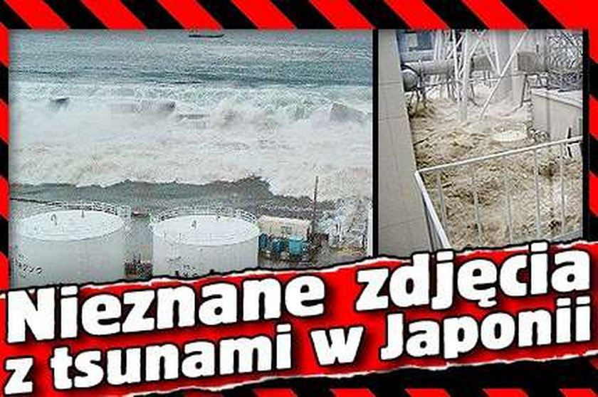 Nieznane zdjęcia z tsunami w Japonii