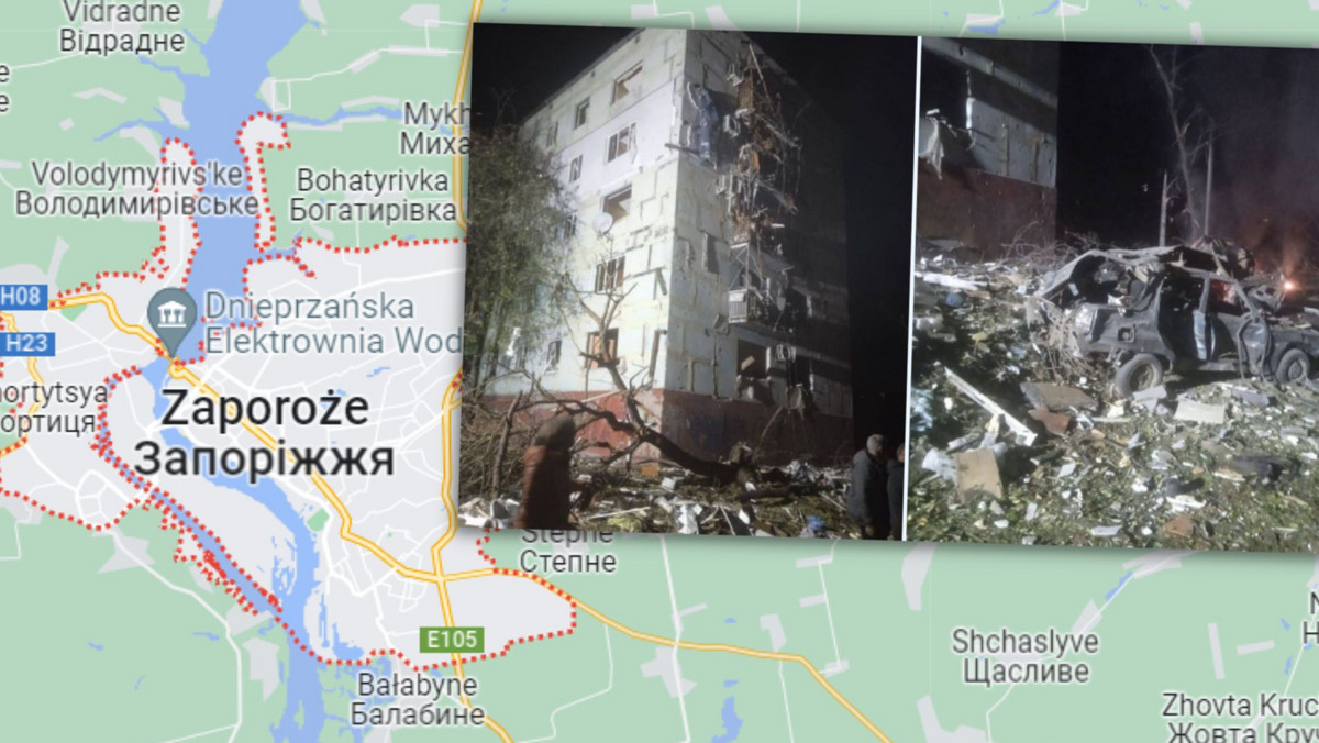 Rosjanie ostrzelali Zaporoże rakietami. Wiele ofiar