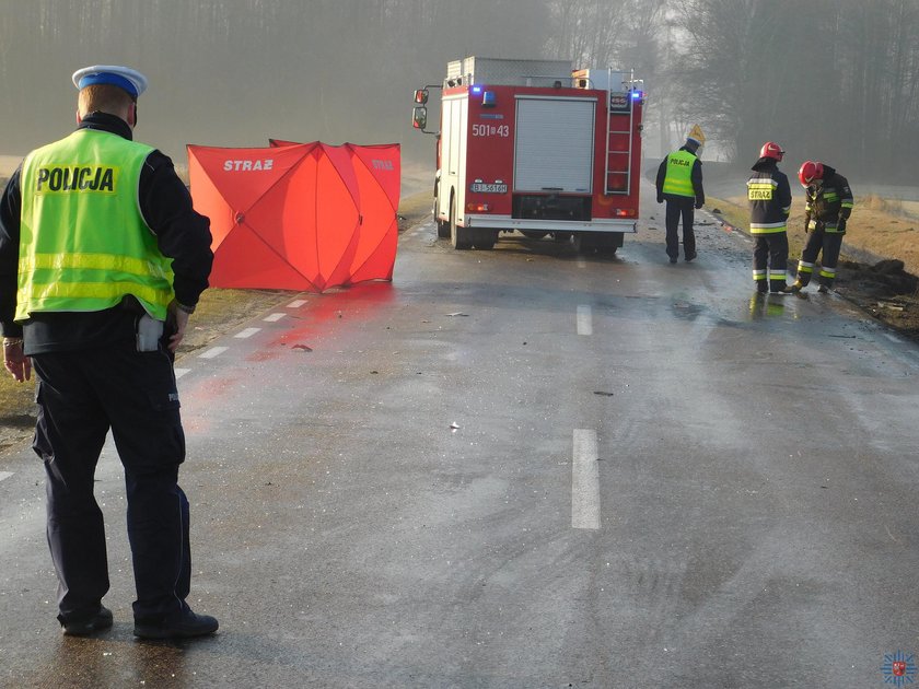 Tragiczny wypadek na DK 63