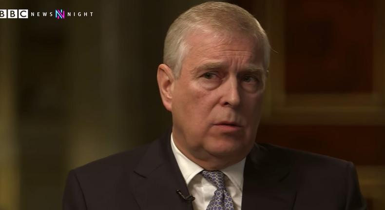 Prince Andrew BBC interview