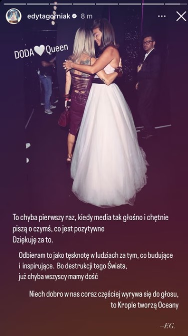 Edyta Górniak o Dodzie