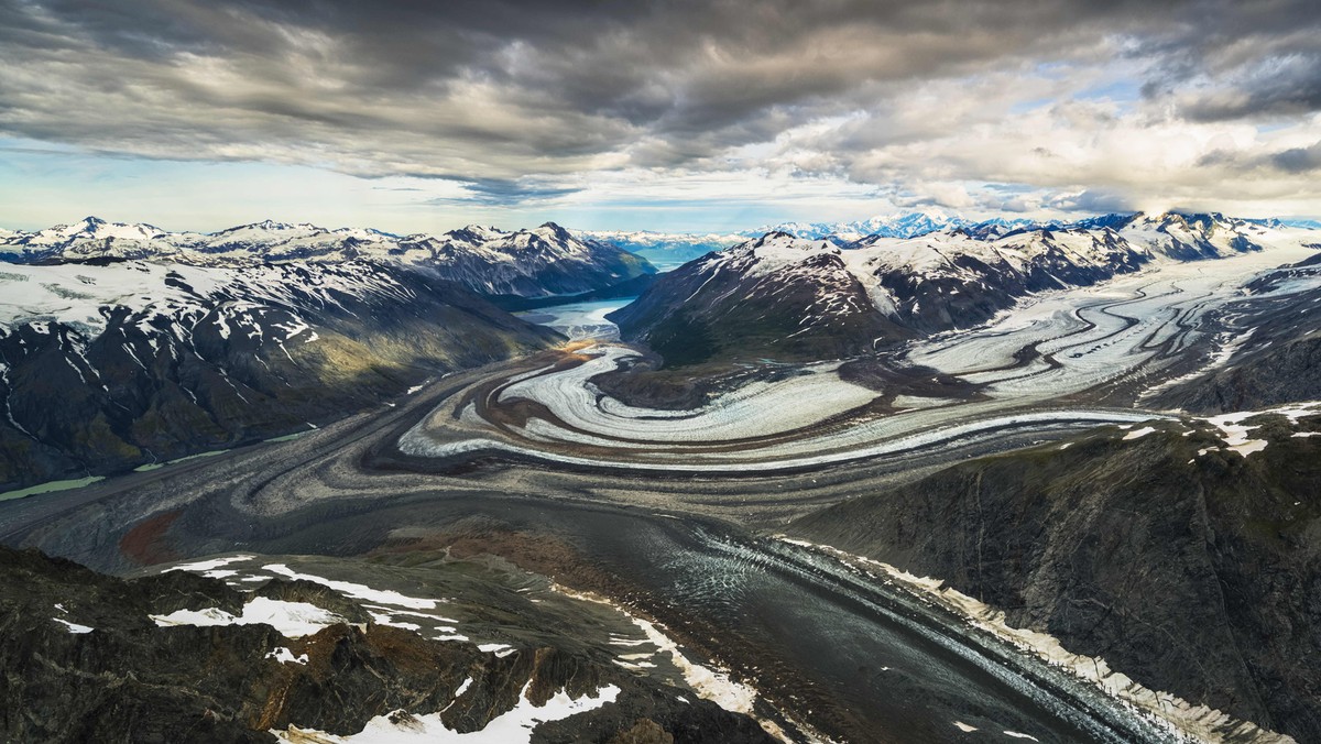 Tweedsmuir Glacier, Kluane National Park and Reserve, near Haines Junction; Yukon, Canada