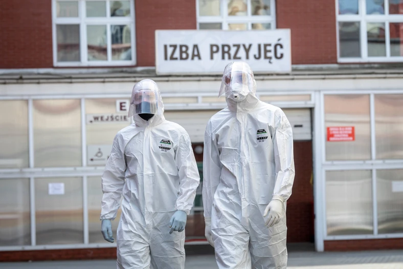 Mobilny punkt poboru wymazów w Bydgoszczy