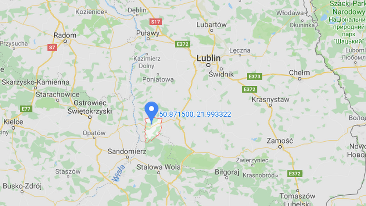 Na drodze krajowa nr 74 w miejscowości Gościeradów (Lubelskie) zderzyły się samochód osobowy i dwie ciężarówki. Jedna osoba została odwieziona do szpitala - poinformowała policja. Droga jest zablokowana.