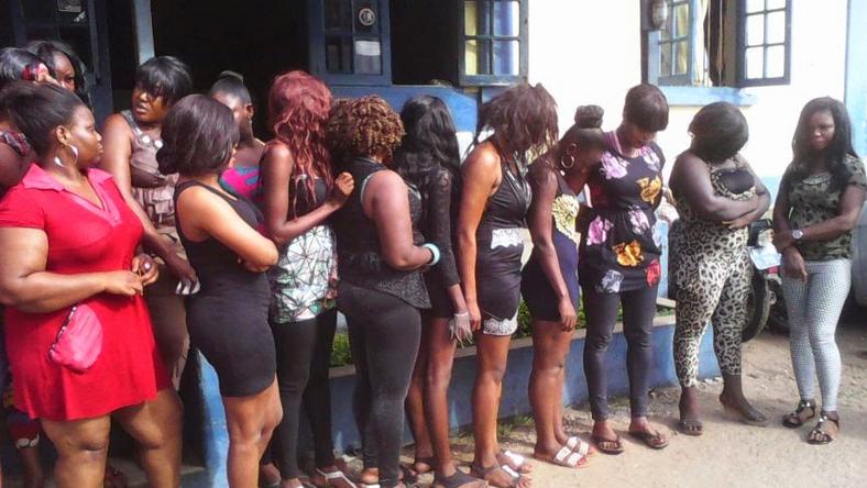 Sex Workers 11 Suspected Prostitutes Arrested In Secondi Takoradi