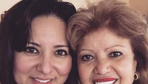 Alma Valencia, 48, and her mother, Arminda, 72, who has dementia.Courtesy of Alma Valencia