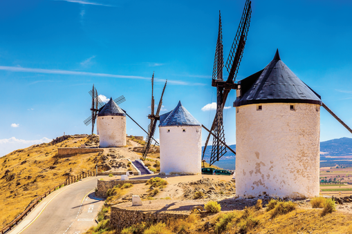 Wiatraki Don Kichota - Consuegra, prowincja Toledo