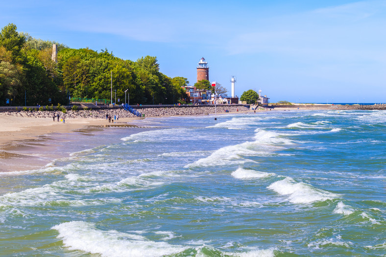 Morze Bałtyckie w Kołobrzegu