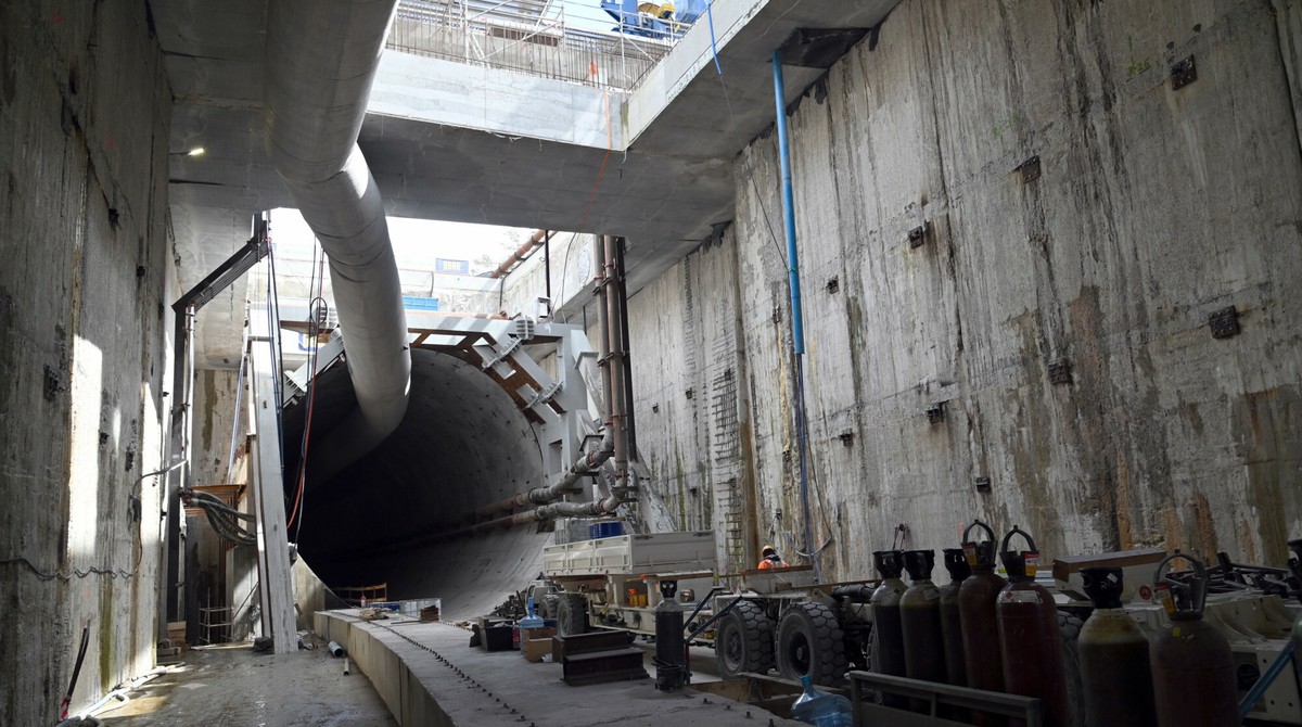 Tunel pod Świną. Aktualny stan realizacji inwestycji. Zdjęcia