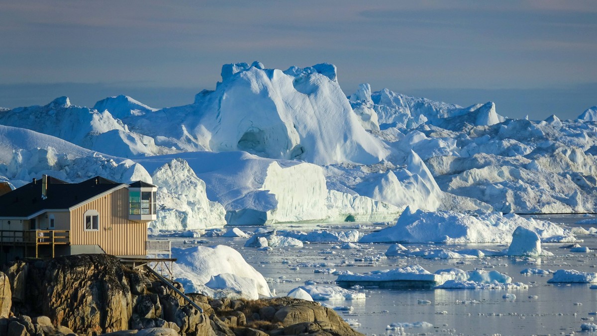 Grenlandia Dania Ilulissat lodowce 